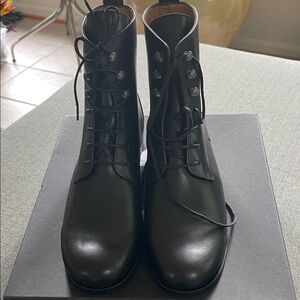 Agnes B. Black Ankle Boots